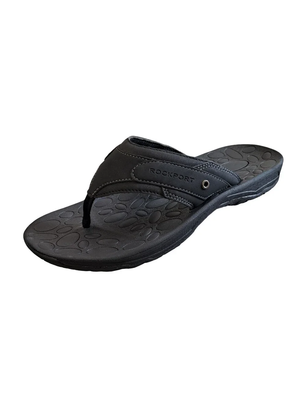 Rockport Men's Sandals Flip Flops Various Sizes Black New